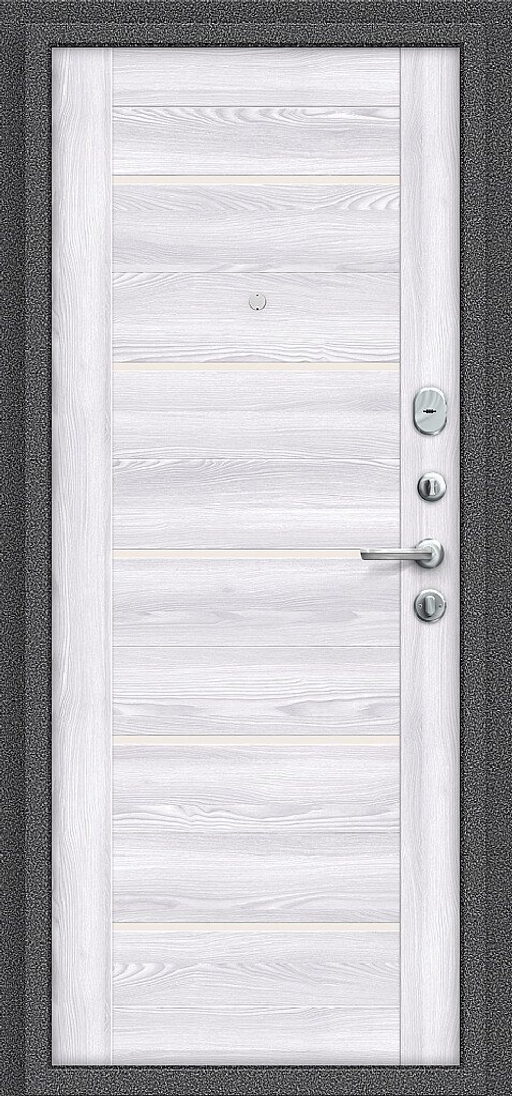 Тайга-9 Антик Серебряный/Царга 205*86 левое