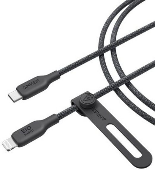 Кабель Anker 542 USB-C to Lightning Bio-Nylon 0.9м (A80B5H11) Black