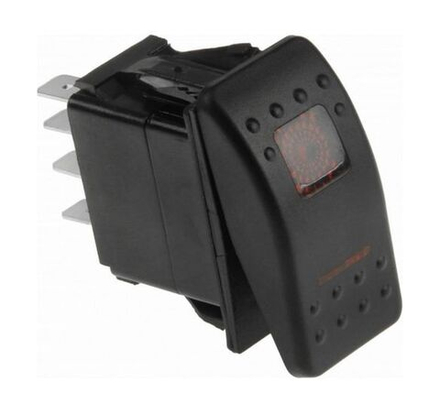 Переключатель двухпозиционный ON-ON 12В/20А 7Р с подсветкой