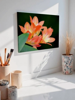 Картина на стену 40 X 50 Оранжевые цветы