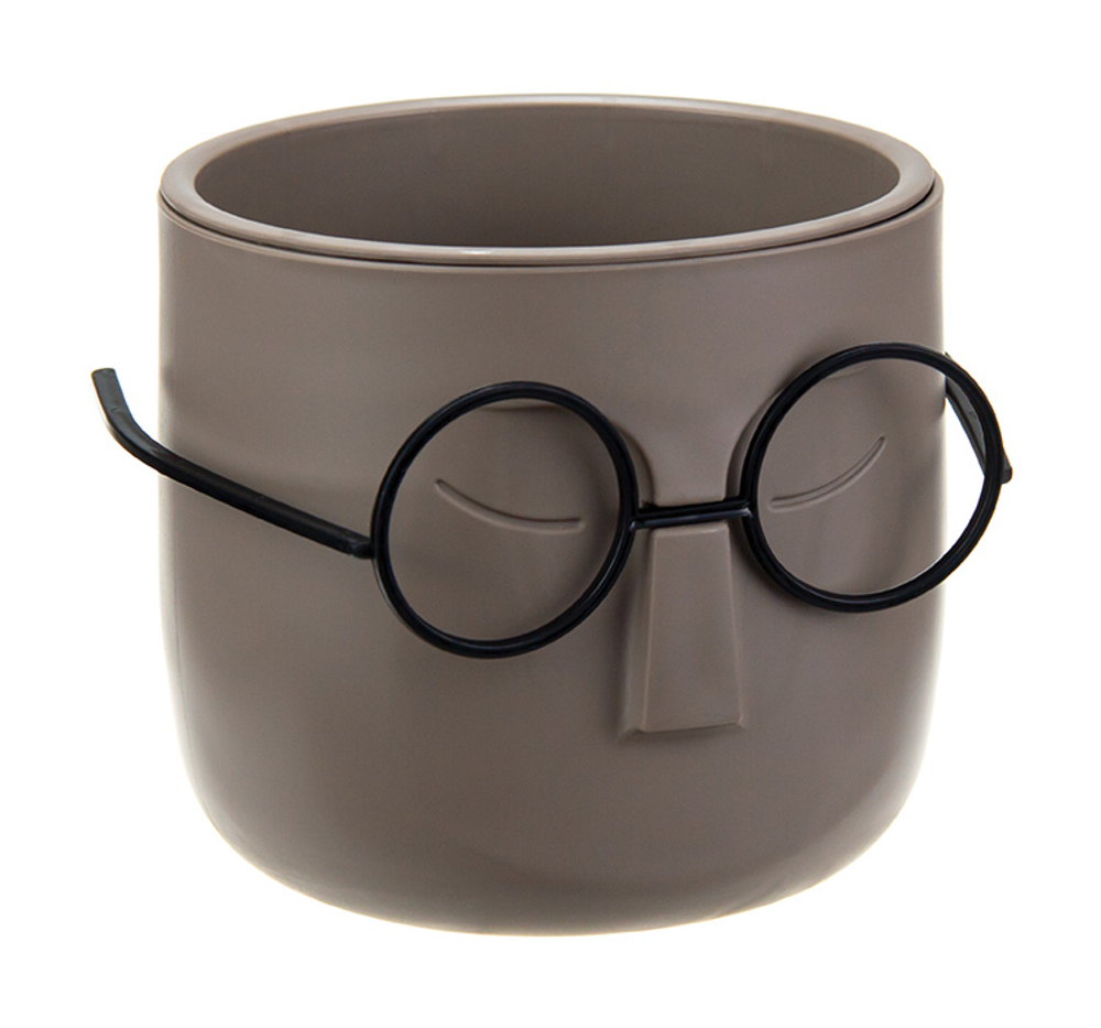 Кашпо СТИВ D115мм 0,65л с дренажной вставкой М3079