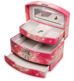 JL-19/6 Шкатулка для бижутерии «Гламур»