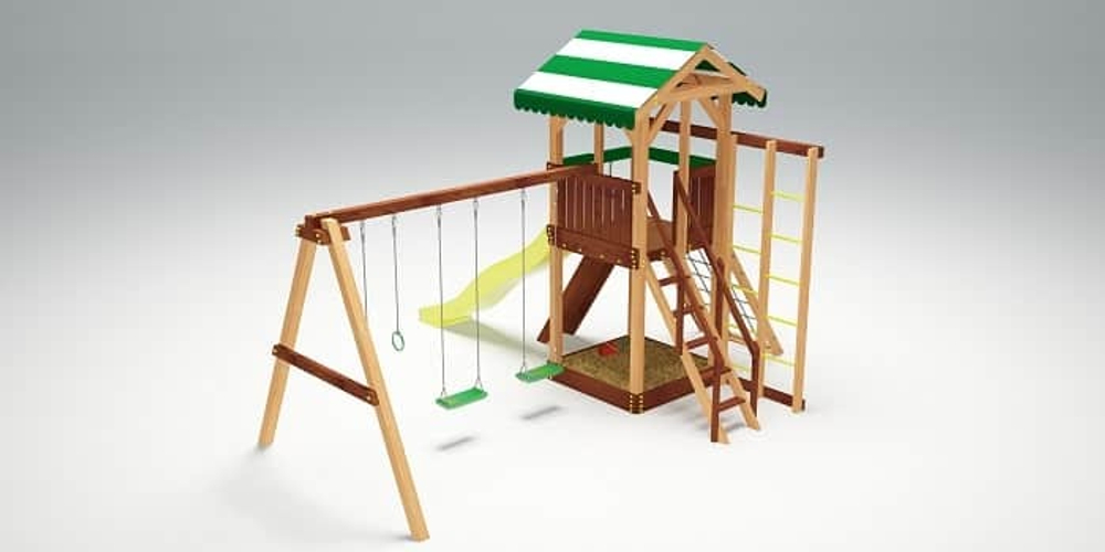 Деревянная детская площадка Савушка "4 сезона" - 4