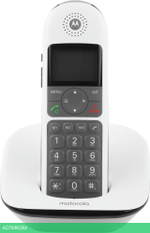 Радиотелефон DECT Motorola CD5001 черный/белый (107CD5001WHITE)