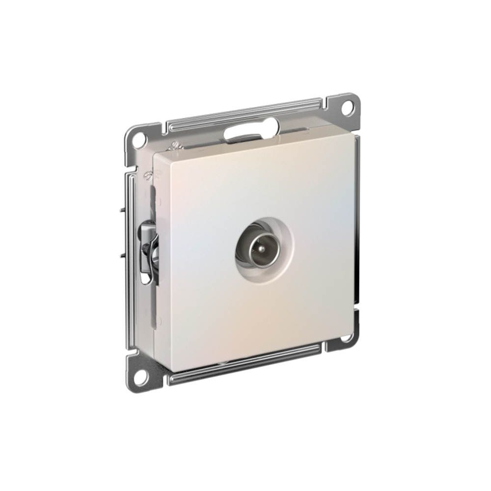 Розетка телевизионная проходная TV AtlasDesign 4дБ механизм жемчуж. SE ATN000492 Розетка телевизионная проходная TV AtlasDesign 4дБ механизм жемчуж. SE ATN000492