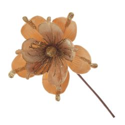 GAEM Цветок искусственный "Магнолия", L21 W21 H38 см, 6в.