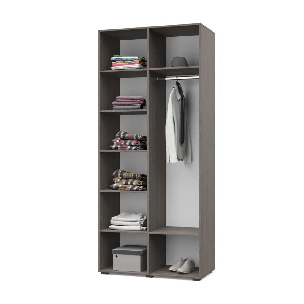 Шкаф двухстворчатый Стоун С20 (полки+штанга) ЛДСП, МОДЕРИУМ, г. Ижевск