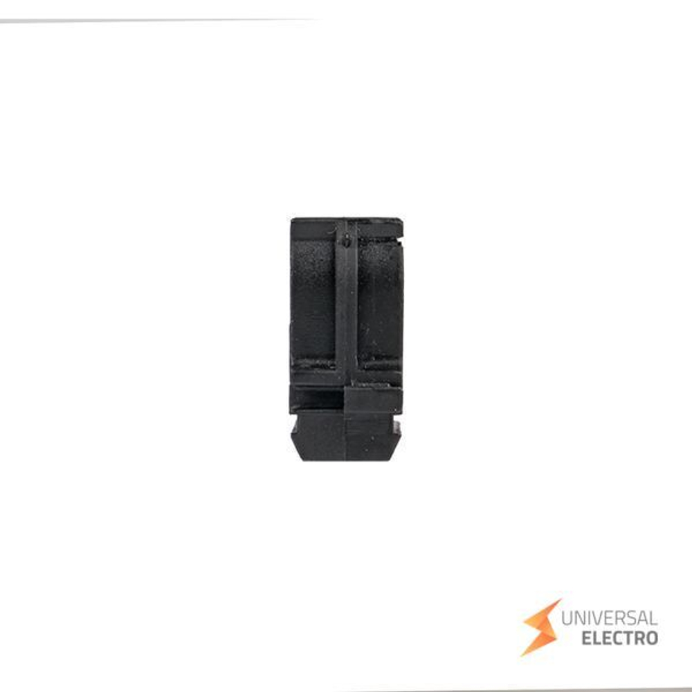 Крепеж-клипса d16 мм (10 шт) черная EKF-Plast