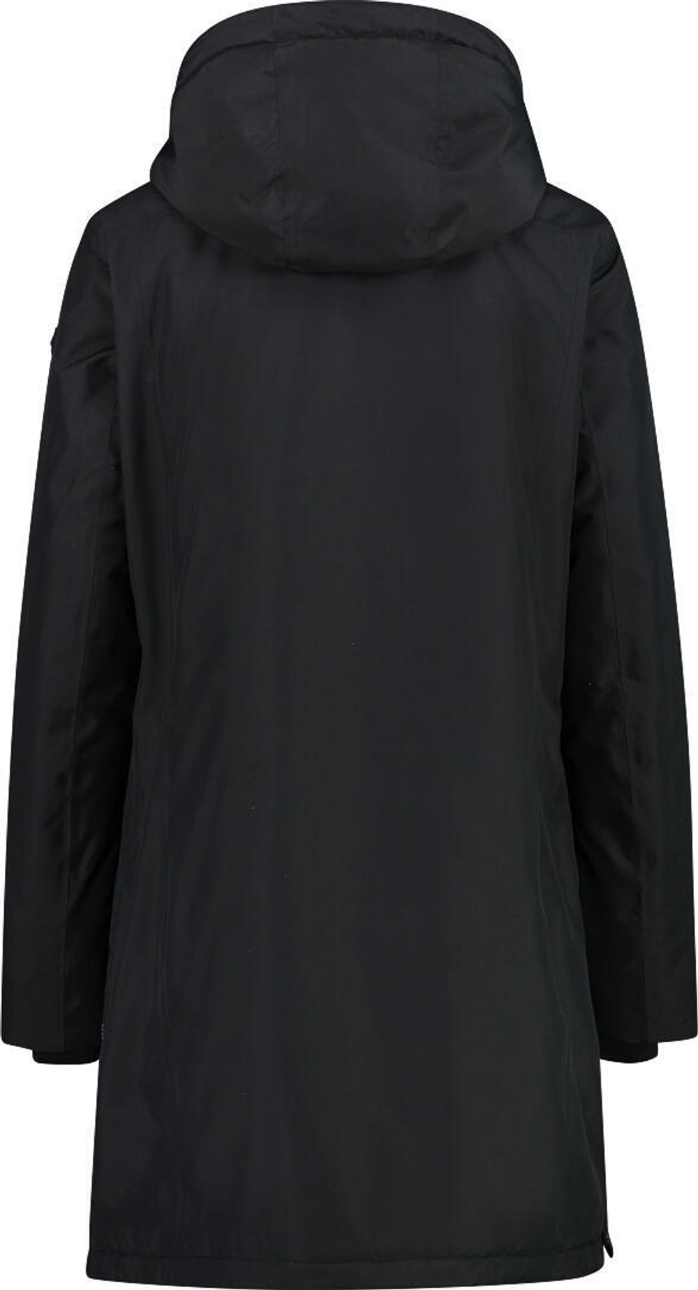 Куртка CMP Woman Coat Zip Hood, артикул 31K2976, цвет Nero (U901)