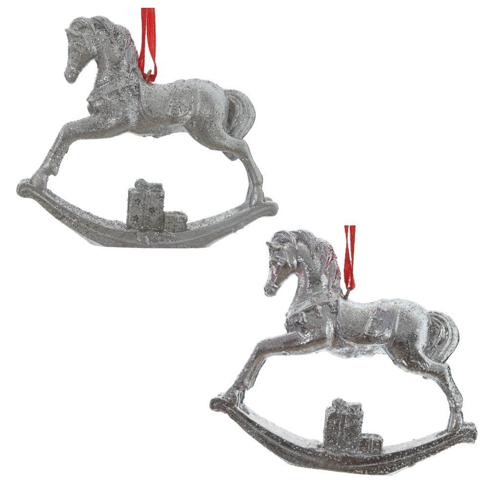 GAEM Фигурка декоративная подвесная "Лошадка-качалка", L10 W2,5 H8,5 см, 2в.