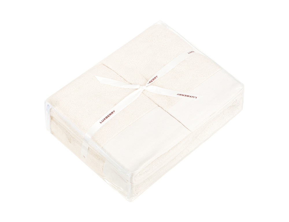 Набор полотенец 3шт Luxberry Basic белый