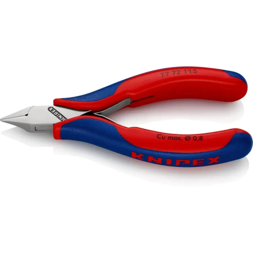 Кусачки боковые для электроники 115 мм Knipex 77 72 115