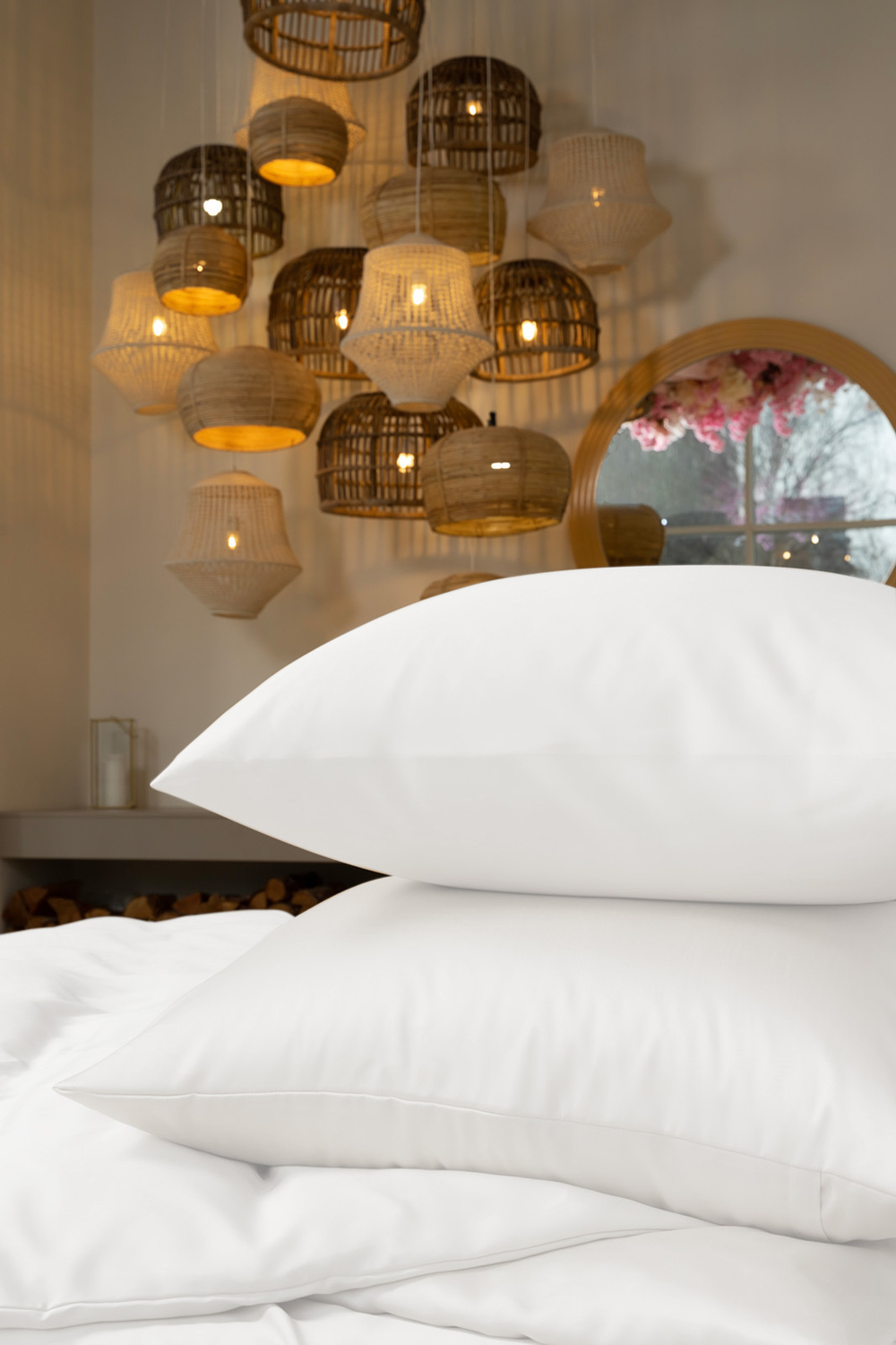 Постельное белье семейное German Grass Arctic White Brilliant белое