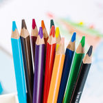 Карандаши цветные Deli "Color Kids", 6 цветов, утолщенные, дерево, картон