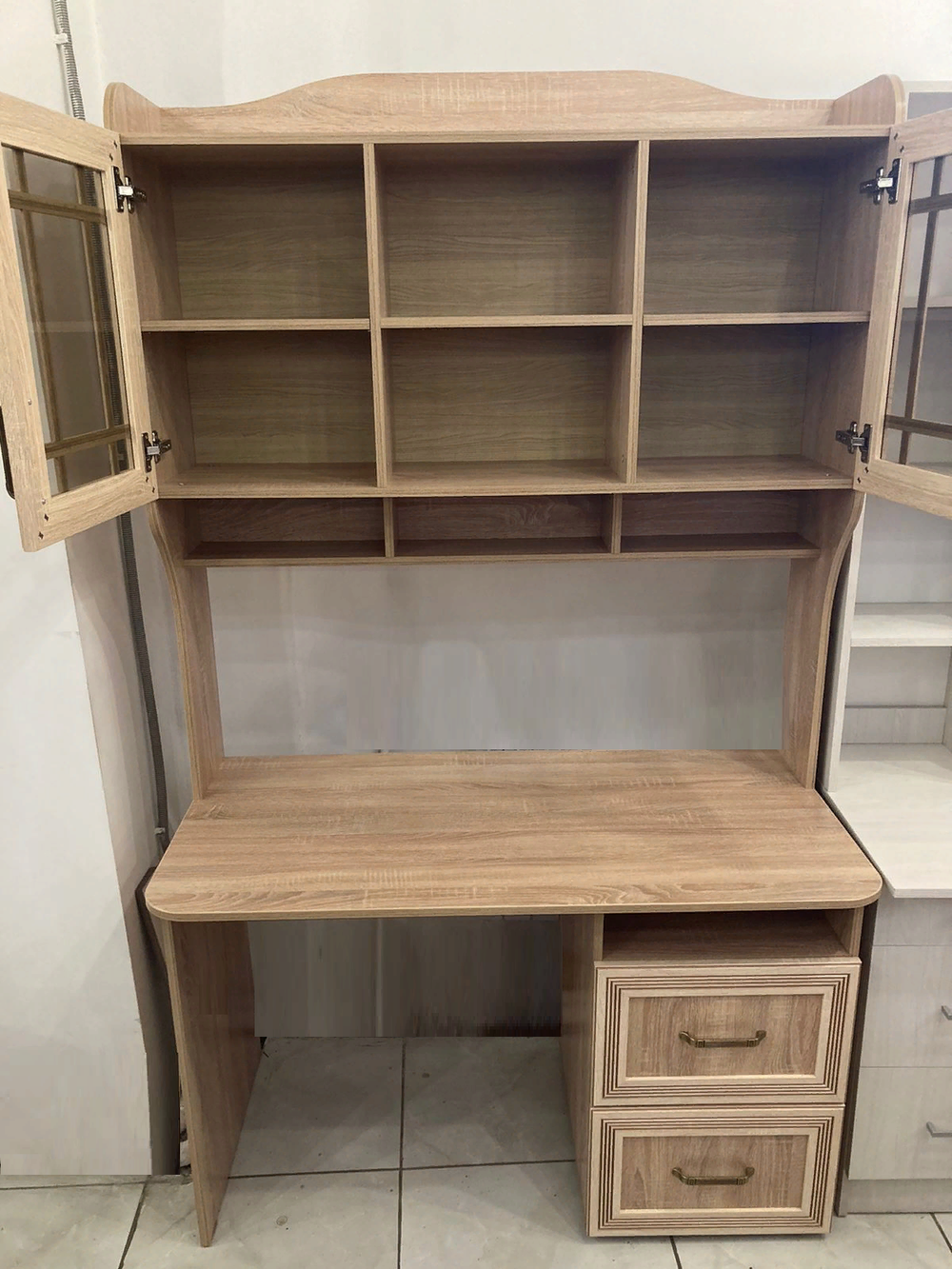 Надставка к столу Бруно дуб сонома/дуб сонома