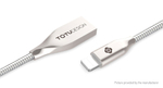 USB cable Lightning  iOS 1.2m (totu) grey