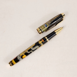 Ручка Parker с ручной росписью Палех "Подарок нефтянику"