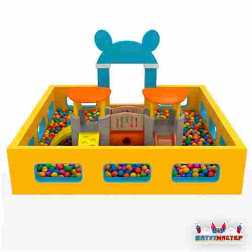 Просторный сухой бассейн «Весёлый Мышонок», 6×5×2,5 м