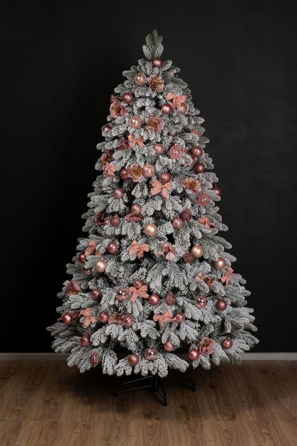 Заснеженная елка «Аляска» (Литая+пвх) 240 см / 2.4 м