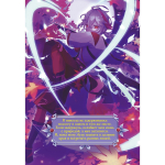 Блокнот 120х170 мм, скрепка, Контэнт-Канц, ламинир. картон, выб. лак, 32 л., диз. внутр. блок в клетку. "Волшебные миры Тейвата", жёлто-бежевый