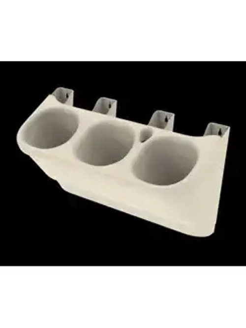 Фитомодуль настенный с системой прикорневого полива 2л×3 (59×25×27см) слоновая кость