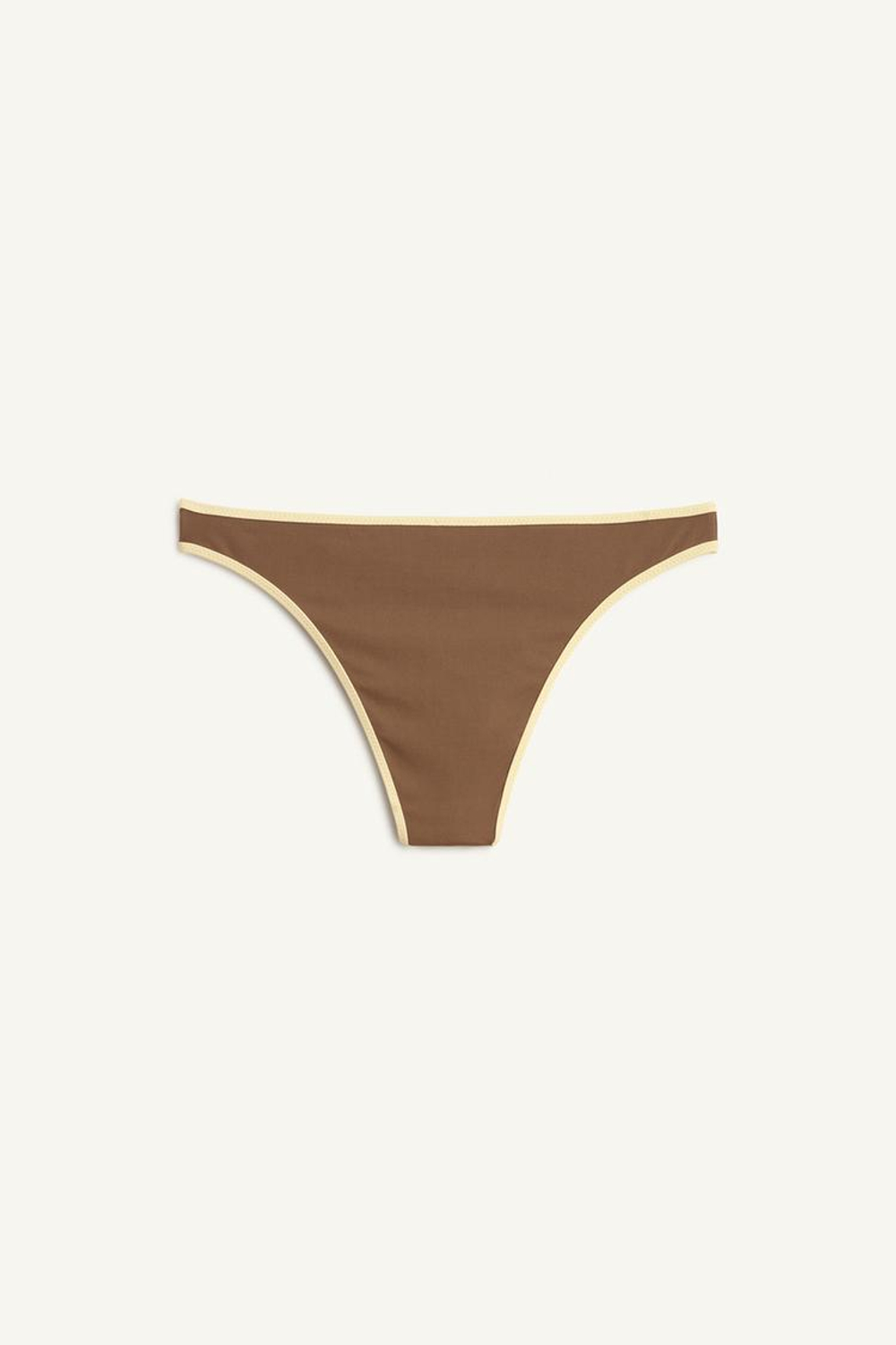 ZARA ПЛАВКИ-БИКИНИ СО СРЕДНЕЙ ТАЛИЕЙ, ХАКИ