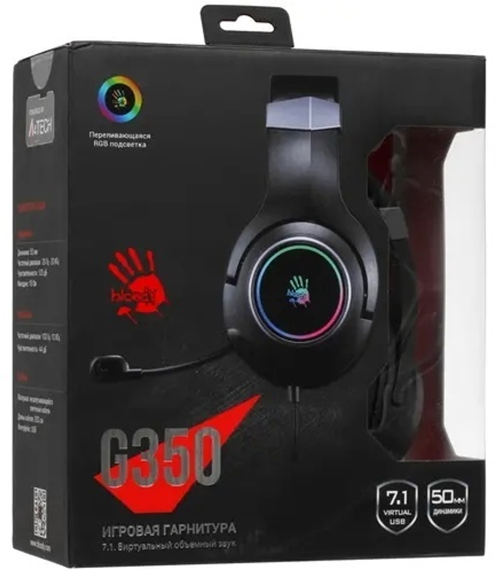 Наушники A4Tech Bloody G350 черный
