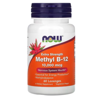 Now Foods Methyl B-12 10000 mcg 60 lozenges, Витамин B12
