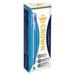 Ручка гелевая CROWN "Multi Jell", СИНЯЯ, узел 0,4 мм, линия письма 0,2 мм, MTJ-500