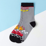 Носки д/мал "Тачки: Гонщик" р.16-18 сер (Disney) 1201002