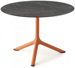 Столик ламинированный кофейный Scab Design Tripe, терракотовый, черный мрамор Сахара