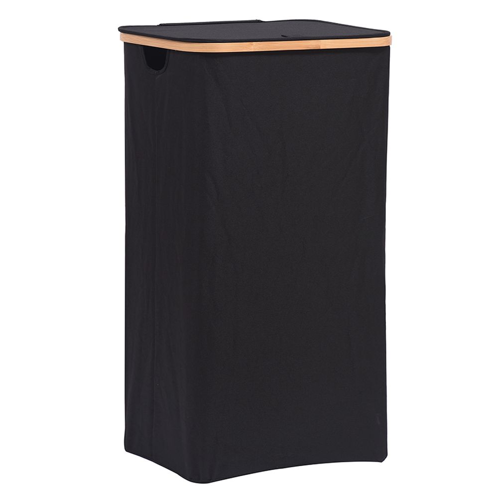 Корзина для белья Neat Tall, 41х35х74 см, черная