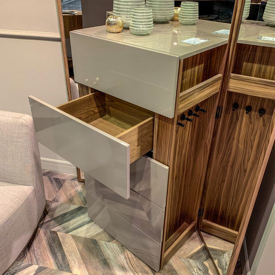 Комод высокий с зеркалом AVILA, MOD INTERIORS