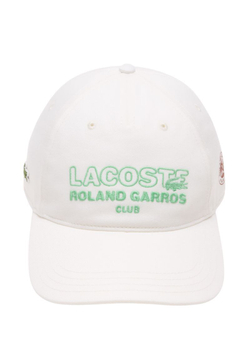 Теннисная кепка Lacoste Sport Roland Garros Club - белый