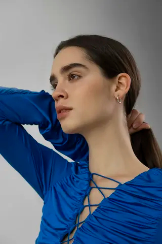 Моносерьга Poly midi