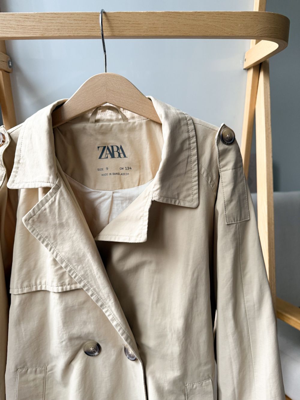 Хлопковый плащ Zara. 134