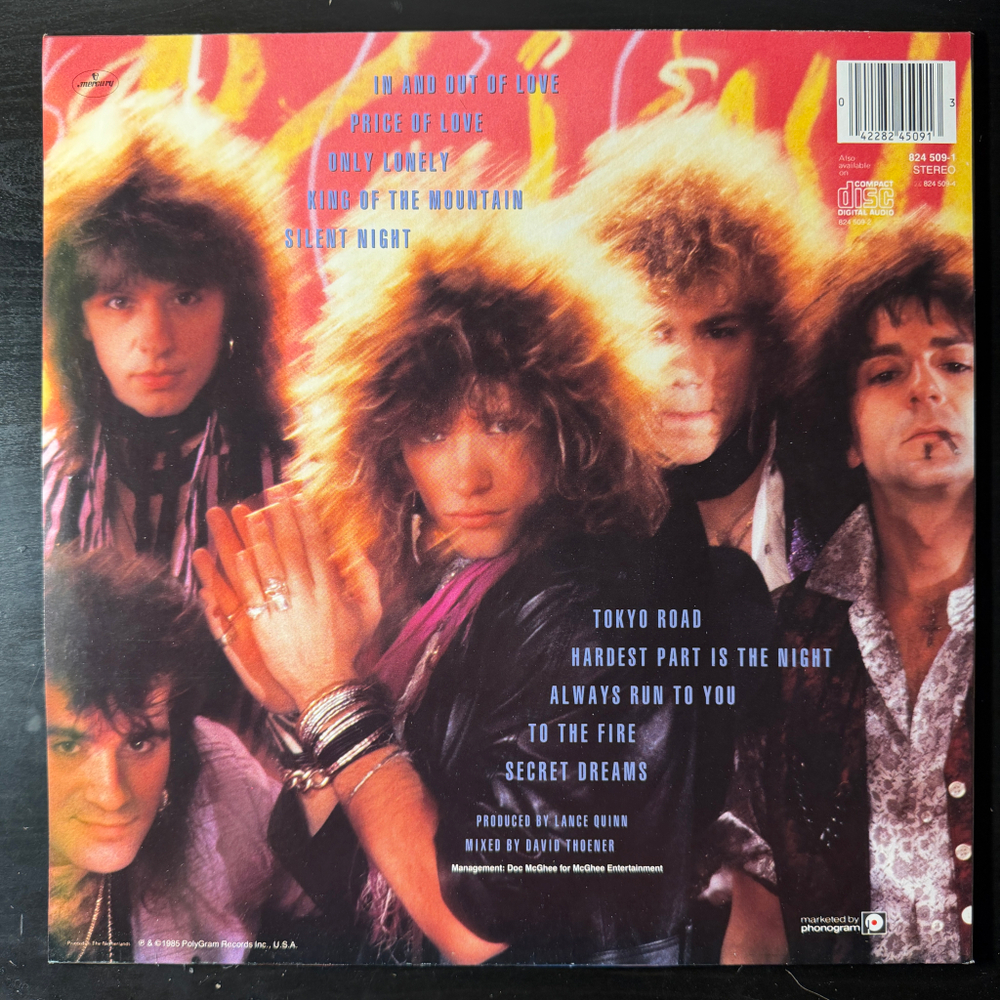 Bon Jovi - 7800° Fahrenheit (Голландия 1985г.)