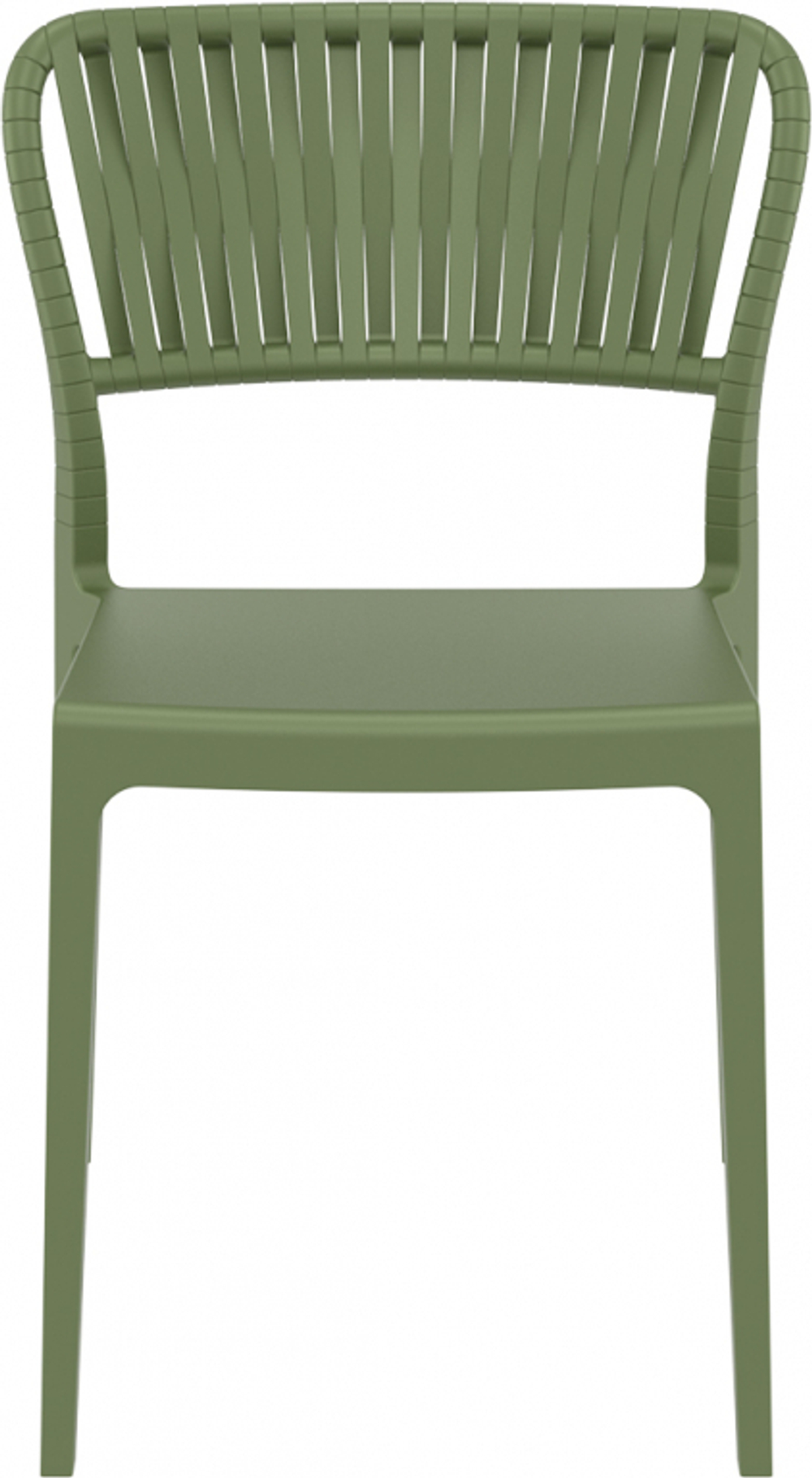 Стул пластиковый Siesta Contract Portofino, оливковый