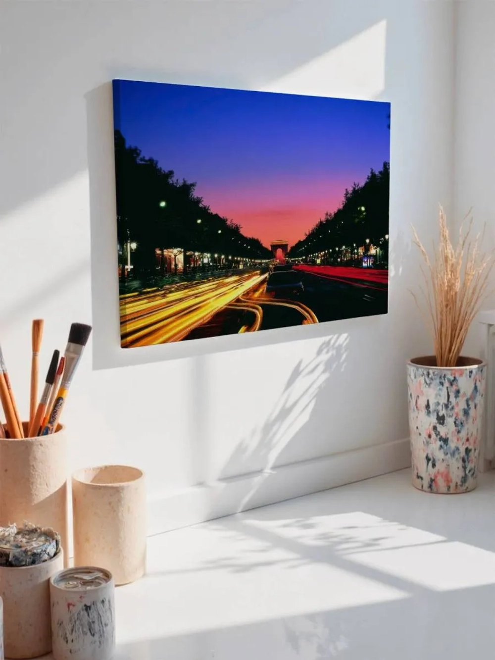 Картина на стену 40 X 50 Ночной город