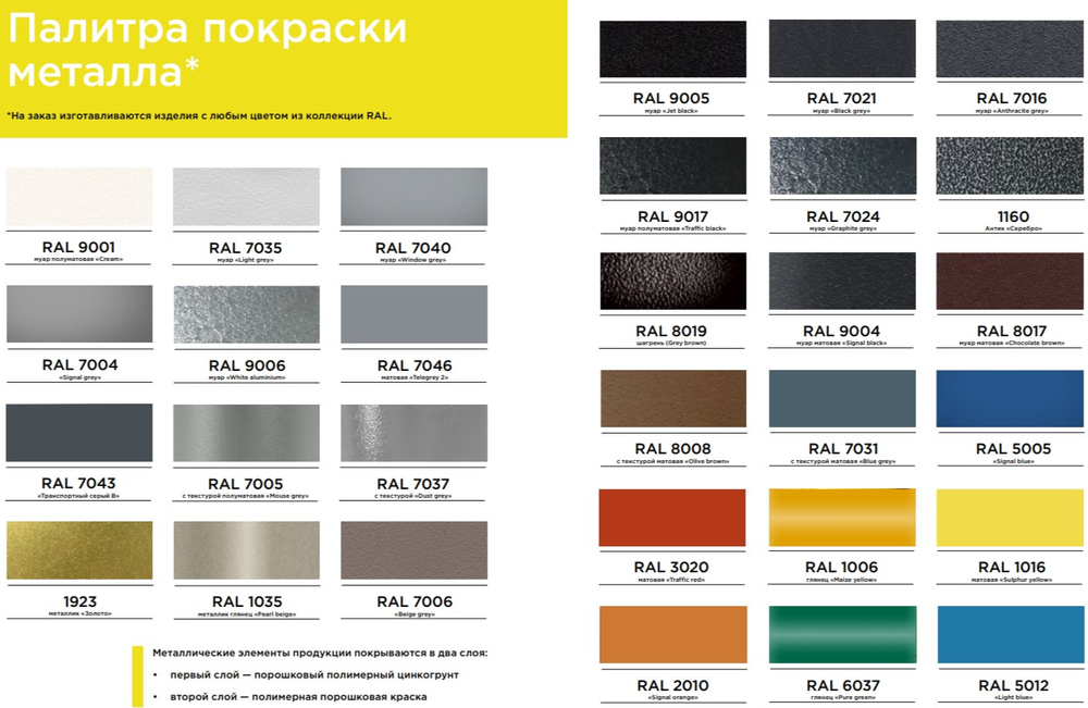 Скамейка стальная "Ракушка" лиственница 2,0м, без подлокотников, лак