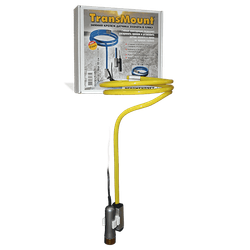 Зимний крепеж датчика эхолота в лунку