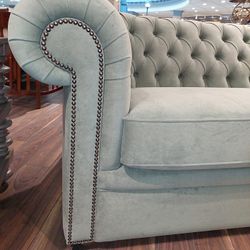 Диван для кабинета "Челси 2 Тедди" без раскладного механизма