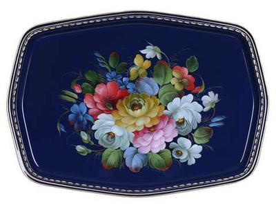 Zhostovo metal tray A18D180526136