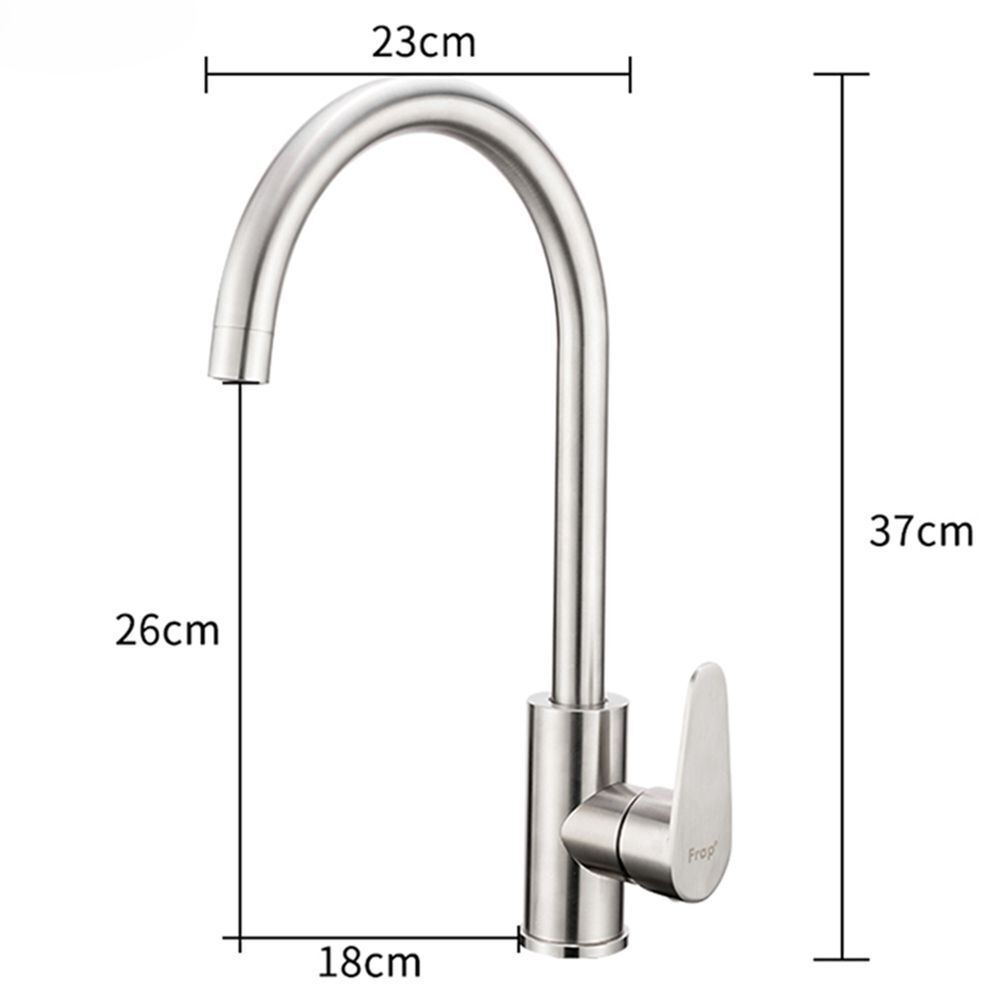 Смеситель для кухни, Frap, с картриджем, нерж, F4048