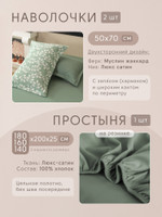 Комплект постельного белья на резинке с покрывалом Сатин Вуаль Авроры «Весенний сад»