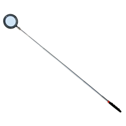 WDK-65452 Смотровое круглое зеркало на телескопической рукоятке, светодиодная подсветка, 280-265 мм