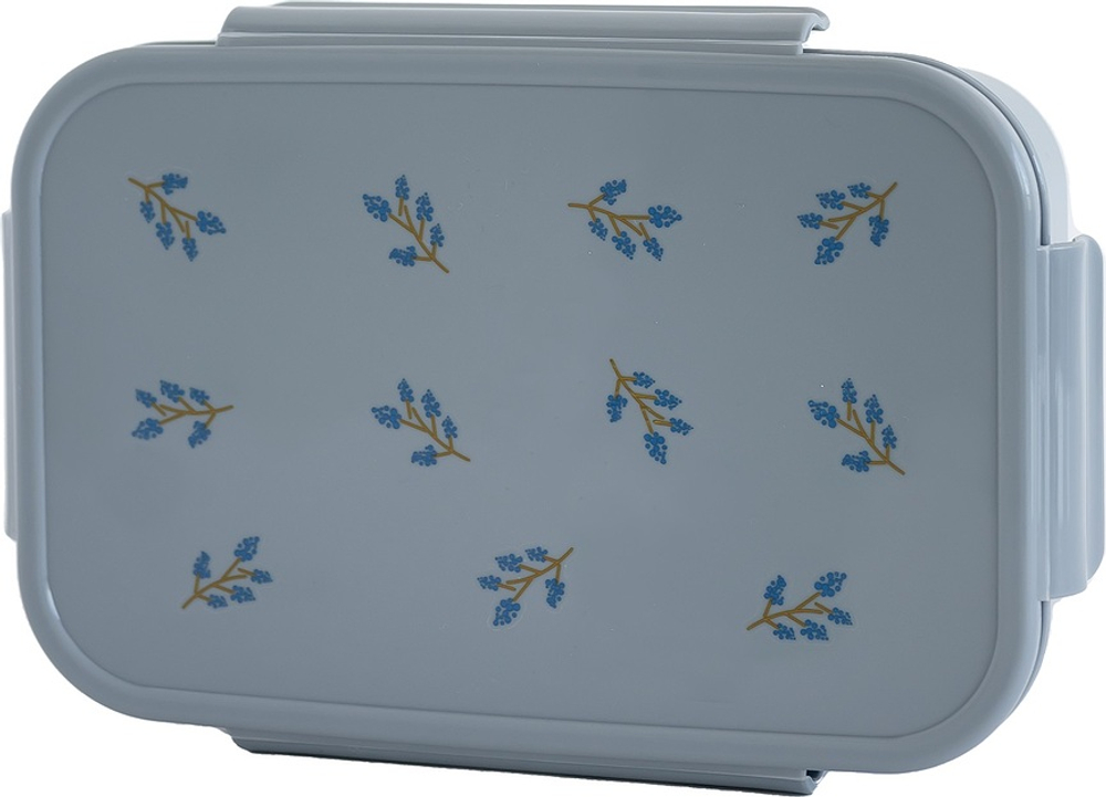 Детский ланч-бокс 3 sprouts Bento Blueberry, пищевой пластик, синий