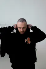 Худи Old Lizard Red Devil Черный