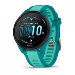 Умные часы Garmin Forerunner 165 Music 43 мм, изумрудный (Turquoise/Aqua)