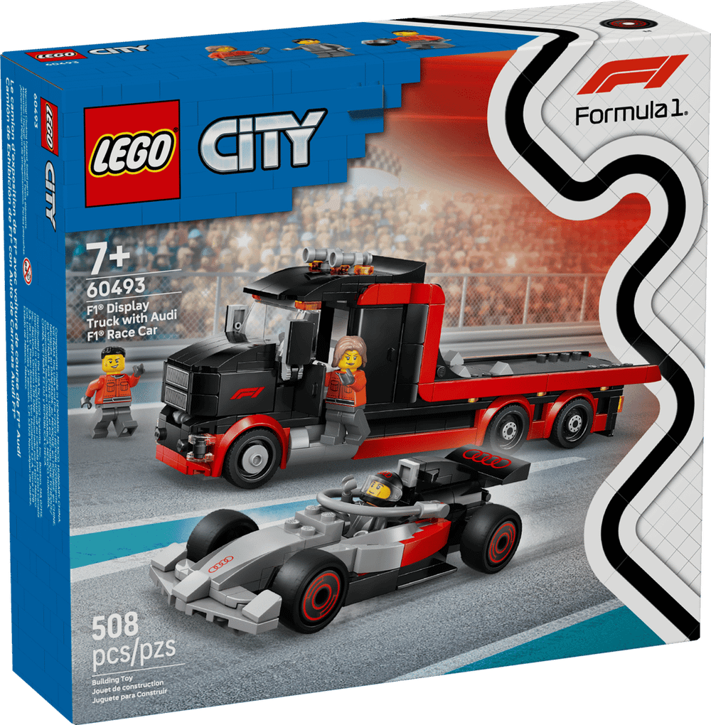 Конструктор LEGO City 60493 F1 Display Truck with Audi F1 Race Car